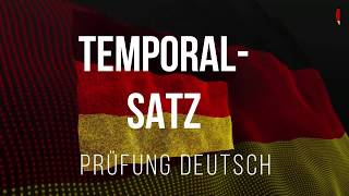 Prüfung Grammatik Deutsch B1 A2 Teil 10 quotTemporalsatzquot Testtraining täglich [upl. by Pompei]