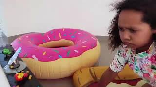 Bad Baby Tiana Real Food Fight Messy Bubble Bath Explosion Mommy Freaks Out Reuploaded [upl. by Anitsyrc]