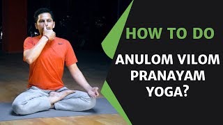 How to do Anulom Vilom Pranayam Yoga  Benefits Official [upl. by Rasla]