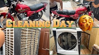 Cleaning Day  Husband se cooler fan saaf krwaya 😁  family vlog [upl. by Ellenehs]