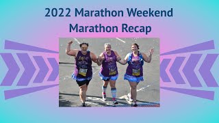 2022 WDW Marathon Weekend  Marathon Race Recap [upl. by Sorcim]