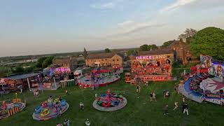 Clayton Hacketts Top Spin Onride Pov  Waddingtons Funfair Tingley 10052024 [upl. by Koppel]