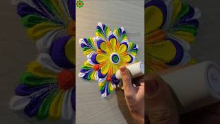 Rangoli designs for diwali simple and easy rangolidesign diwalirangoli shorts [upl. by Reddy18]