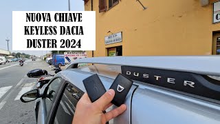 DACIA DUSTER 2024 codifica chiave keyless a TORINO [upl. by Haggar]