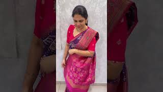 Pochampally Saree With Bentex Border  TTDS961  templedesignercom  quotAvailable For Pre Bookingquot [upl. by Htehpaj]