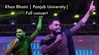 Khan Bhaini Full Live concert Panjab University Chandigarh Scitron 2024 pupulse [upl. by Wilbur]