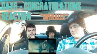 Day6  Congratulations MV Reaction NonKpop fan quotOverallsquot [upl. by Ziladnerb]