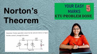 Nortons Theorem with Problems  Circuit Theory  EE100 BE100 [upl. by Amri]