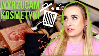 WYRZUCAM BRONZERY RÓŻE I ROZŚWIETLACZE 🗑️ SPRZĄTANIE TOALETKI 🧹 [upl. by Mauri407]