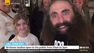 From gardening guru to correspondent for fun Costa Georgiadis joined us at ABC Brisbane’s open day [upl. by Dugas]