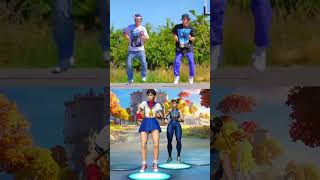 Tootsee Roll Dance  Fortnite vs IRL [upl. by Sauers]