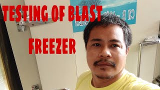 Testing of blast freezer chiller refrigeration freezer [upl. by Akehs]