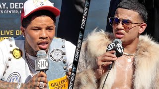 GERVONTA DAVIS amp ROLANDO ROMERO HAVE HEATED BACK amp FORTH PRESS CONFERENCE amp FACE OFF  FULL VIDEO [upl. by Annahavas]