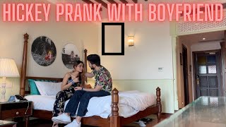 HICKEY PRANK WITH BOYFRIEND🫦 prank [upl. by Enelyar619]