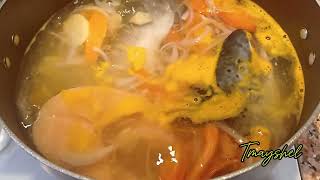 Sinigang Na Salmon In Ilocano Style [upl. by Nerti]