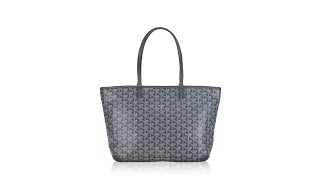 Goyard Goyardine Artois PM Bag Grey [upl. by Ellenet338]