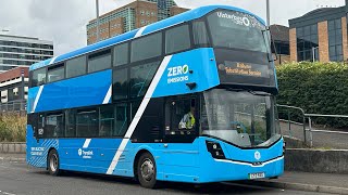 Translink Ulsterbus Wright Streetdeck Electroliner 3635 Railway Substitution [upl. by Nerita431]