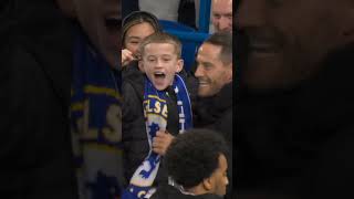 Cole Palmer gifts his shirt to a young Chelsea fan 💙 [upl. by Neeoma]