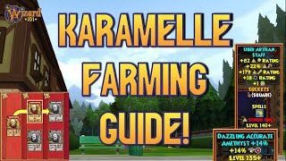 Wizard101 Karamelle Farming Guide Gear Spellements Jewels [upl. by Conah]