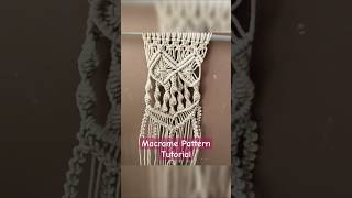 Macrame Pattern Tutorial viralshort shortsfeed macramecreation macrametutorial macrame diy [upl. by Joel]