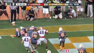 10052013 Georgia vs Tennessee Football Highlights [upl. by Elagibba]