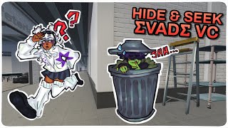 The FUNNIEST Evade VC hide and seek experience  ROBLOX Funny Moments [upl. by Iong]