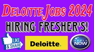 Deloitte Off Campus 2024 Hiring for Freshers as Financial Risk Executive [upl. by Brennen266]