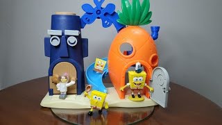 Spongebob Play Set with 4 Characters  Spongebob Playset Cartoon toys spongebob playset [upl. by Atalayah]