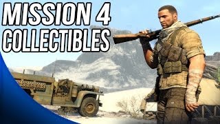 Sniper Elite 3  Mission 4 Fort Rifugio ALL Collectibles Locations [upl. by Okemak]