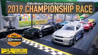 2019 Championship Race  3DBotMaker Diecast Racing League [upl. by Arliene]