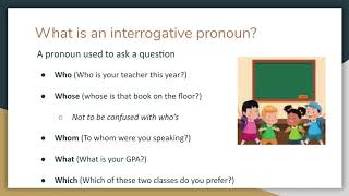 Demonstrative and Interrogative Pronouns [upl. by Salokin636]