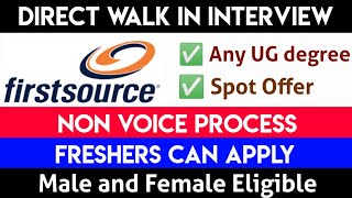 Non Voice Process work in Tamil  Non Voice Job Interview for Freshers  First Source Solutions 2022 [upl. by Roux]