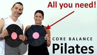 PILATES CORE WORKOUT w Balance Board 30 Mins [upl. by Eilegna]