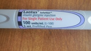 Lantus SoloStar Pen [upl. by Enaerb]