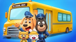 School Bus Rules  Safety Tips for Kids  Kids Cartoons  Sheriff Labrador [upl. by Richardo549]