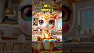 Cats eat zebras giraffes rhinos and transform cute cat zebra giraffe rhino [upl. by Kcirrad]