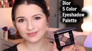 Dior 5 Colour Eyeshadow Palette First Impressions [upl. by Reeves]