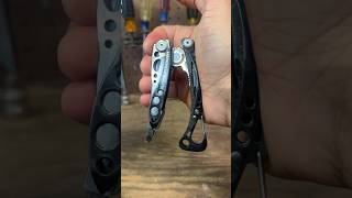 Leatherman Skeletool Part 2 carbon fiber inlay [upl. by Ellerrad]