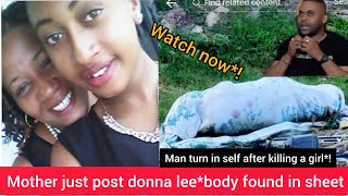 Donna Lees mom just post herb3dy found in sheet st Andrewman kll female after dispute [upl. by Newol885]