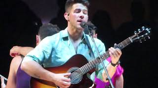 Jonas Brothers  Hesitate Live at Madison Square Garden [upl. by Morez438]