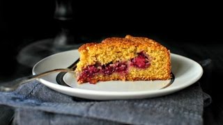 Honey Butter Blackberry  Lemon Polenta Cake [upl. by Ilene46]