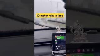 Jeep compass top model mileage test in rain 🌧️  Jeep compass velyu for money 💰  jeep compass 4x4 [upl. by York]