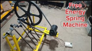 Make Flywheel Free Energy 4 Spring Machine 12v Free Energy with Dc Motor [upl. by Aicillyhp6]