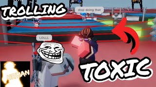 TROLLING TOXIC PLAYERS WITH OP STYLES  UNTITLED BOXING GAME [upl. by Narat]