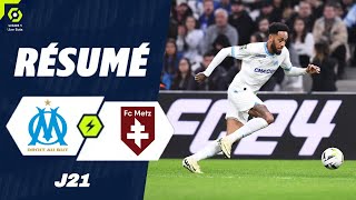 Marseille  Metz  11  Le résumé  Ligue 1 202324 [upl. by Pittel]