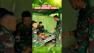 Kopral dikerjain auto nanti malam kumpul 😂🤣 tni komando prajurittangguh tniad abdinegara [upl. by Adirehs]