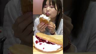 【ASMR】韓国式ザックザクワッフルサンドがめっちゃ美味しいの知ってる？生クリームも鬼盛り。（ワッフル大学） [upl. by Patrizio]