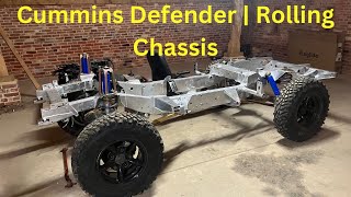 Cummins Defender Part 3  Building The Rolling Chassis [upl. by Kosaka]