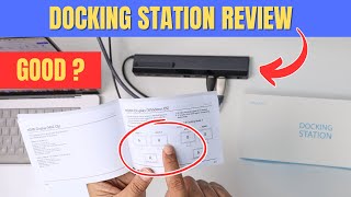 USBC Docking Station Dual Monitor Review NewQ [upl. by Kinna]