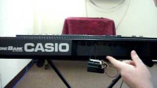 Arduino Midi Interfacing a Casio CT680 [upl. by Hagan]